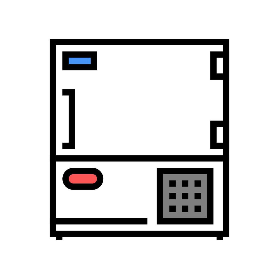 Chemische elektronische Geräte Farbsymbol Vektor isolierte Illustration