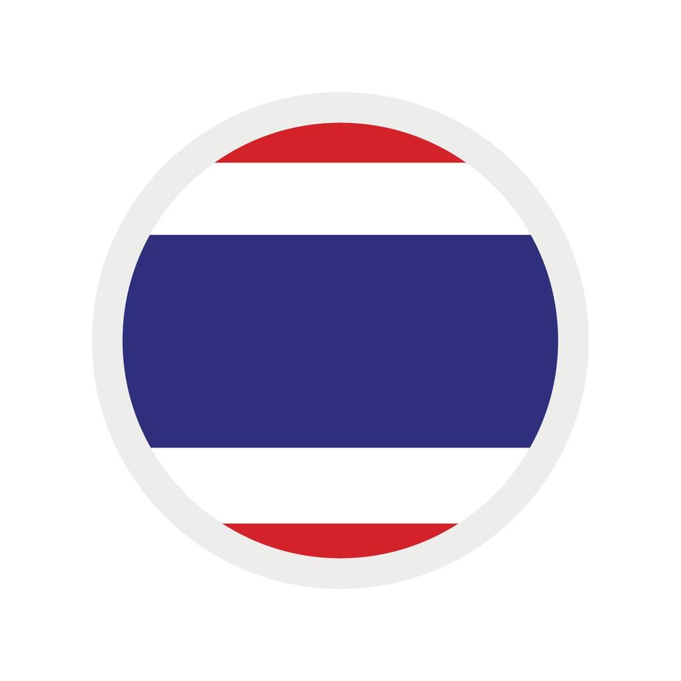 rund vektor ikon, nationella flaggan i landet Nederländerna.