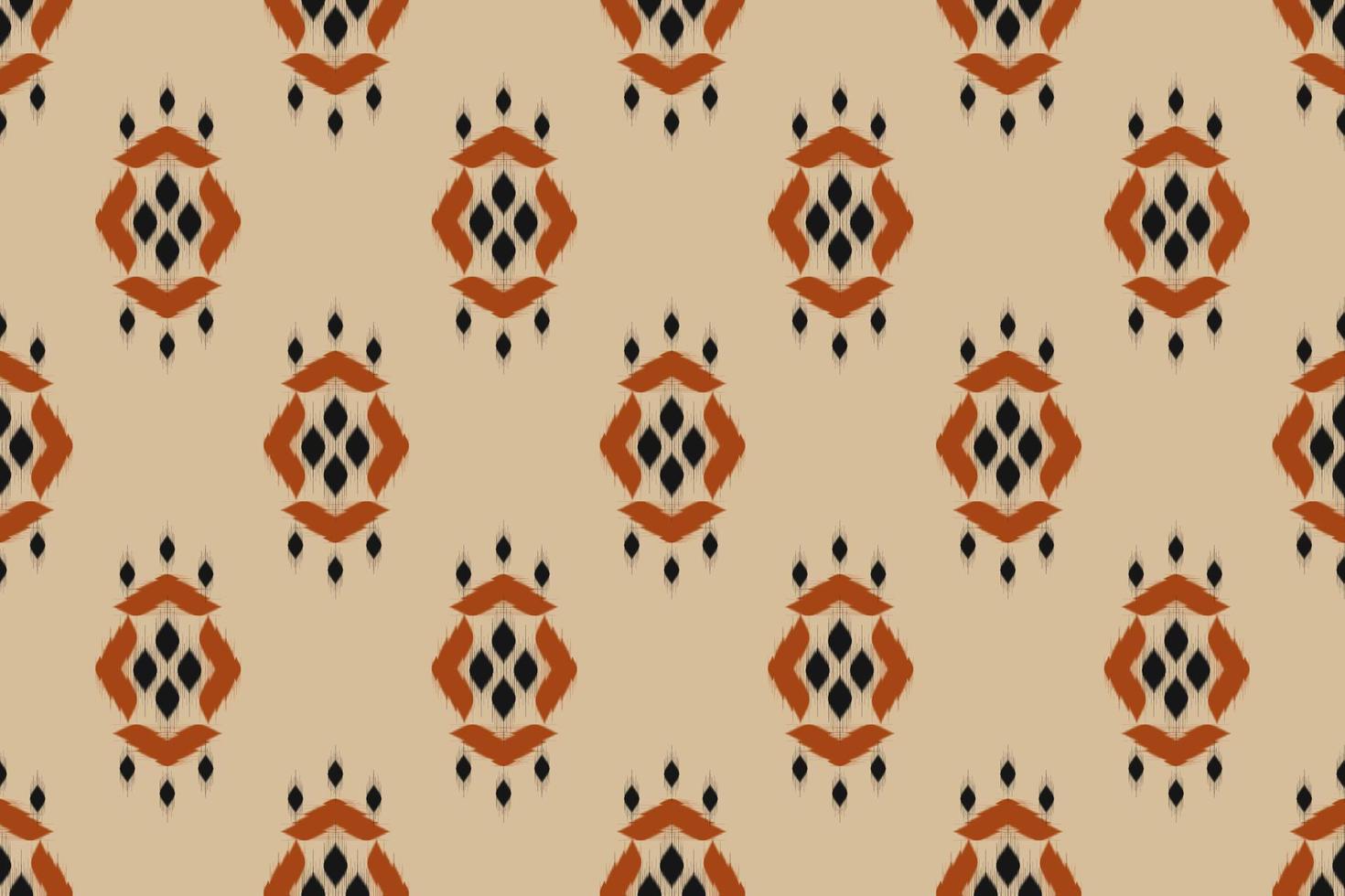 abstrakte Ikat-Musterkunst. ethnisches nahtloses muster in stammes-, volksstickerei und mexikanischem stil. geometrisch gestreift. Design für Hintergrund, Tapete, Vektorillustration, Stoff, Kleidung, Teppich. vektor