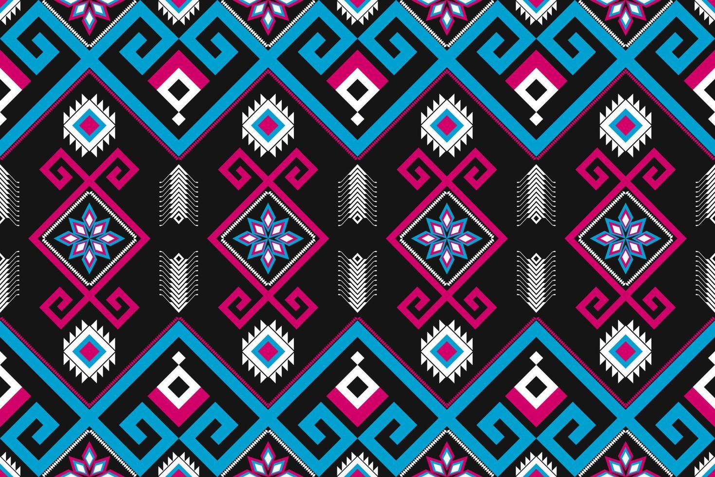 abstrakt etnisk mönsterkonst. sömlösa mönster i tribal, folklig broderi och mexikansk stil. geometrisk randig. design för bakgrund, tapeter, vektorillustration, tyg, kläder, matta. vektor