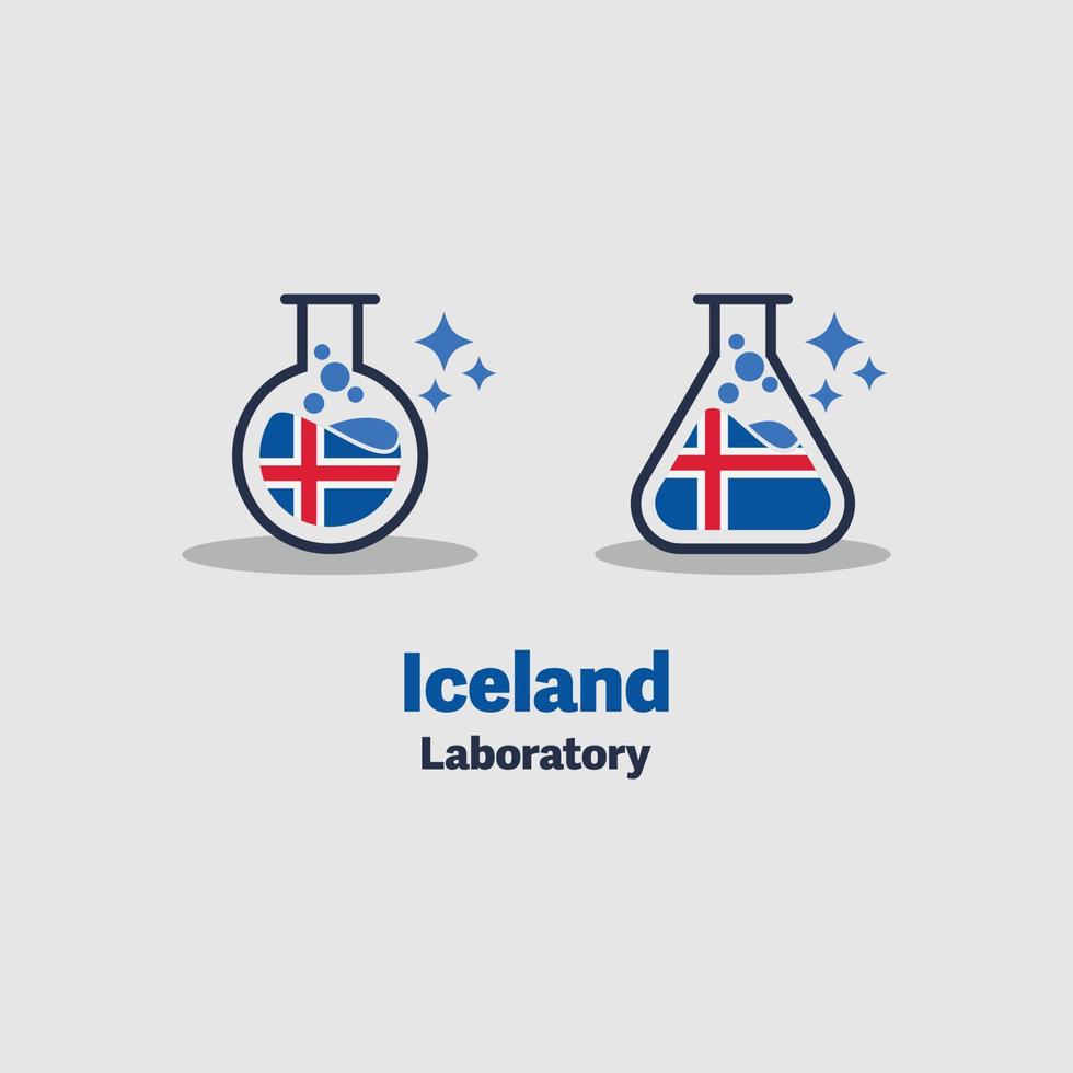 isländische Laborsymbole vektor