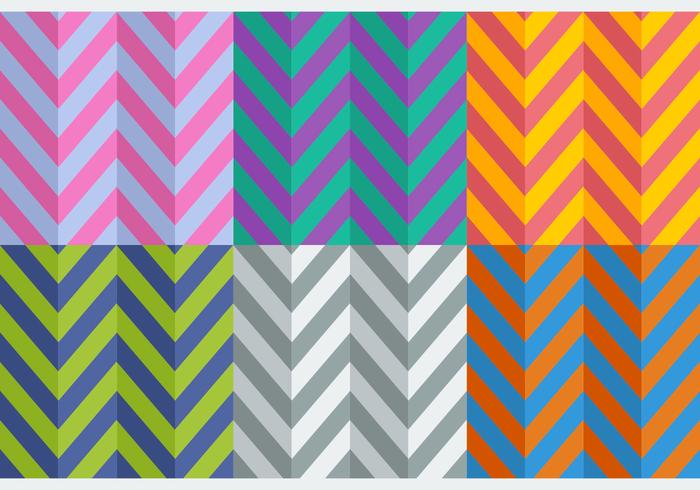 Gratis Flat Style Herringbone Patterns vektor