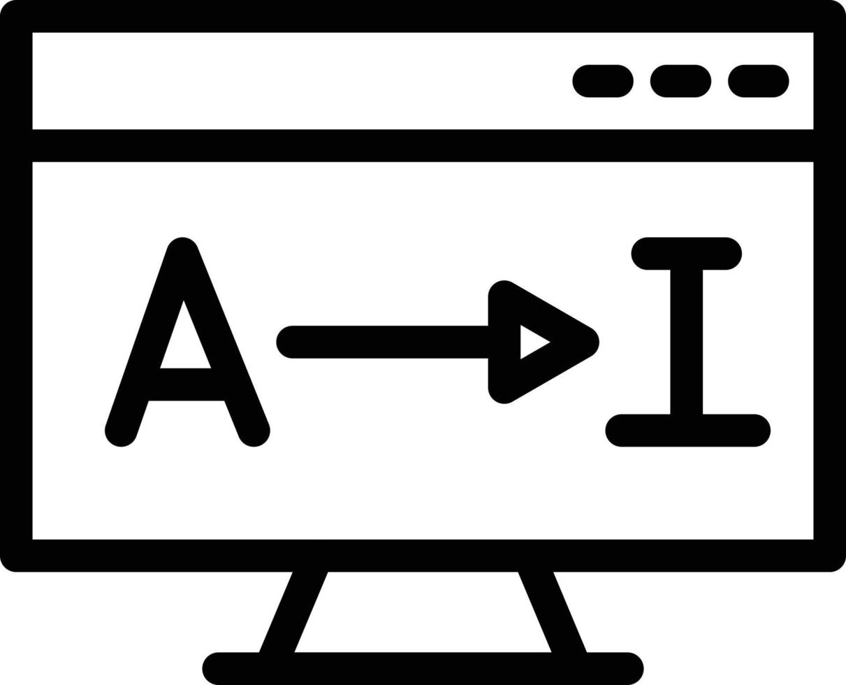 Online-Bildungszeilensymbole vektor