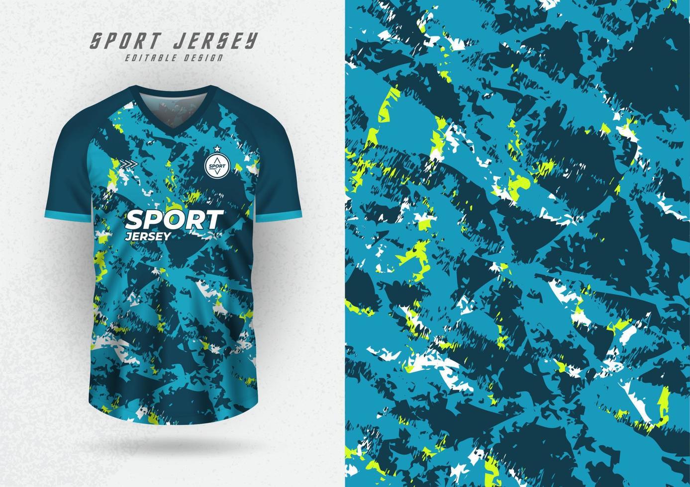 bakgrund mock up för sport jersey, race jersey, löparskjorta, grunge mönster för sublimering. vektor
