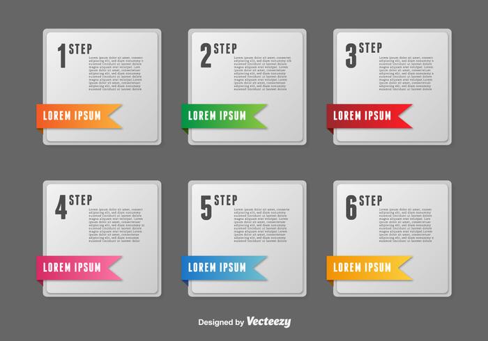 Meilenstein Quadrat Schablone vektor