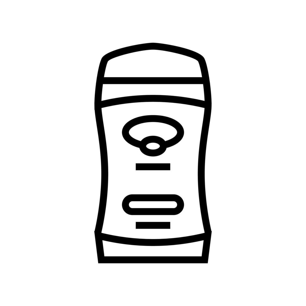 Deodorant aromatische Kosmetiklinie Symbolvektorillustration vektor