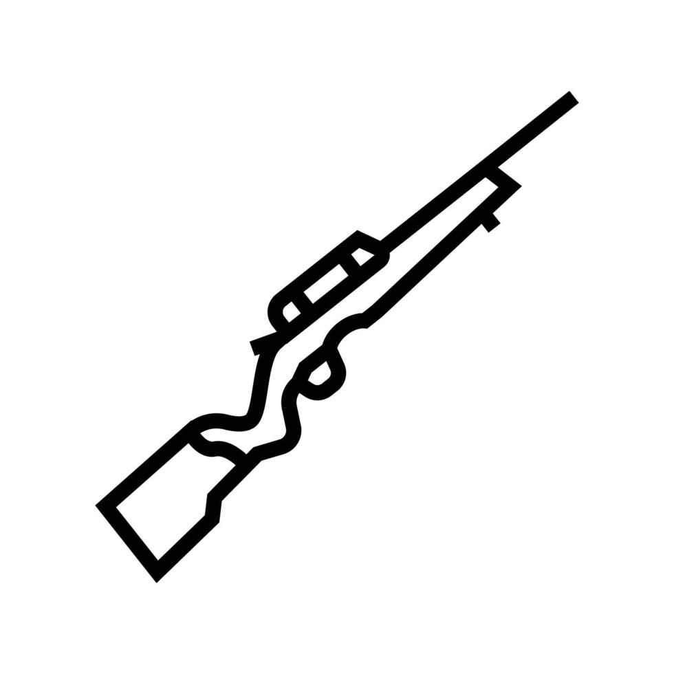 Rimfire-Pistolenlinie Symbol-Vektor-Illustration vektor