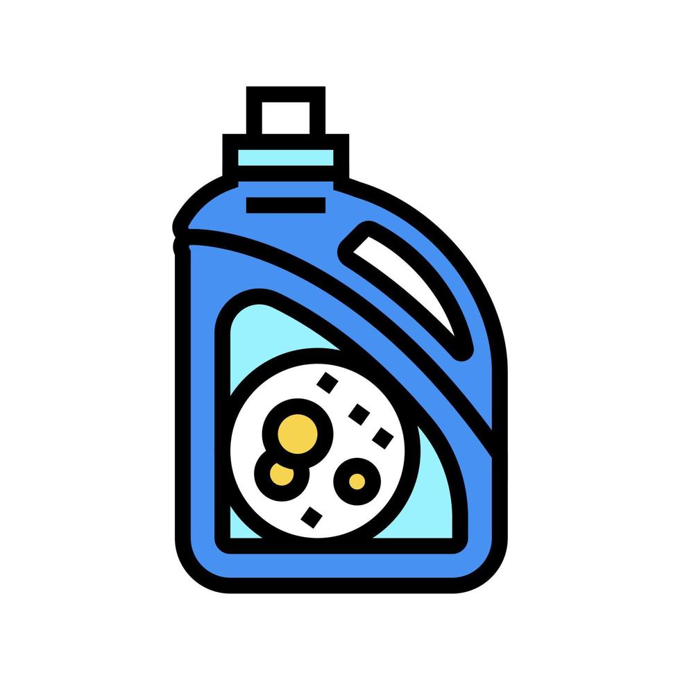 enzym pulver färg ikon vektor illustration