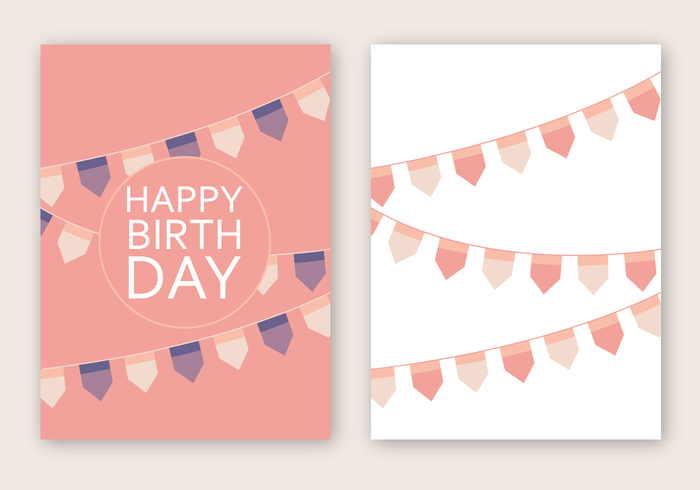Free Happy Birthday Card Vektor