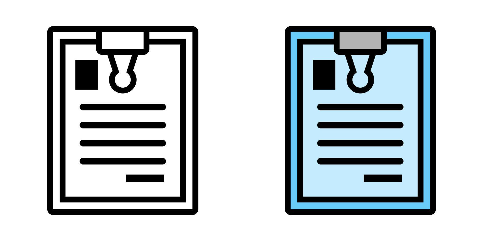 Illustrationsvektorgrafik von Dokument, Datei, Forschungssymbol vektor