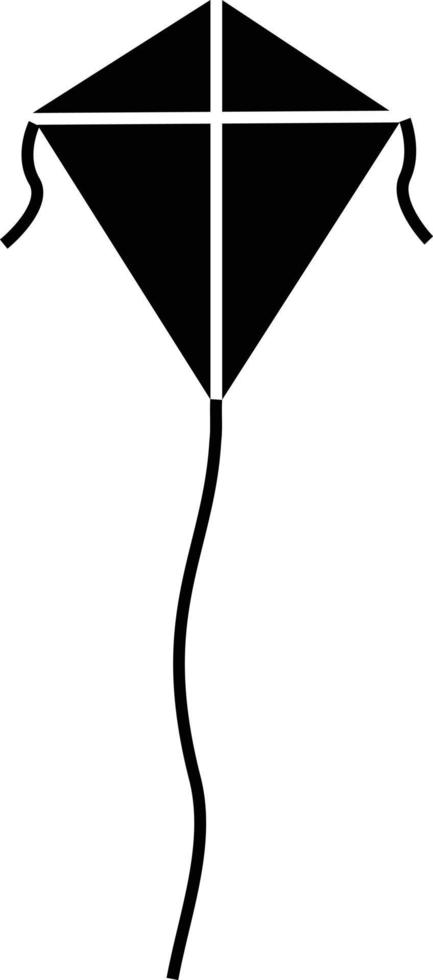 Drachensymbol auf weißem Hintergrund. Drachenspielzeugschild. Kite-Baby-Spielzeug-Symbol. flacher Stil. vektor