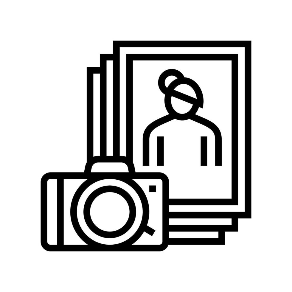 Foto Freizeit Symbol Leitung Vektor Illustration