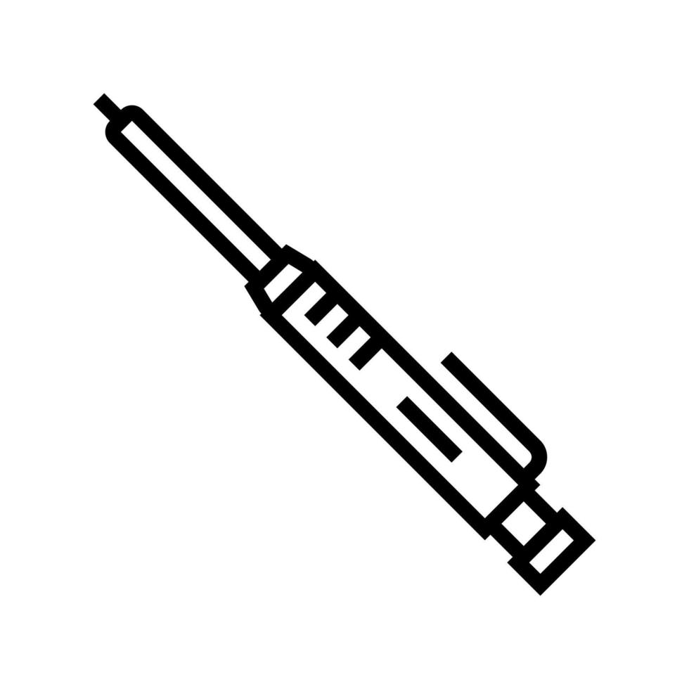 Bleistift Zimmermann Symbol Leitung Vektor Illustration