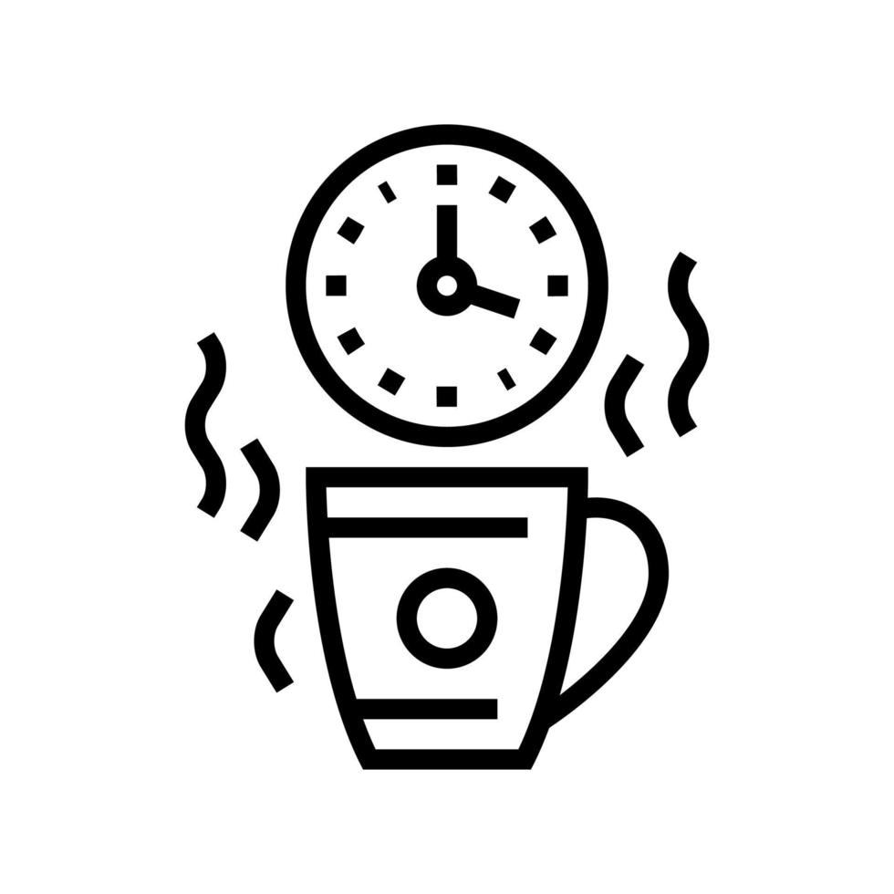 Kaffeepause Forum Symbol Leitung Vektor Illustration