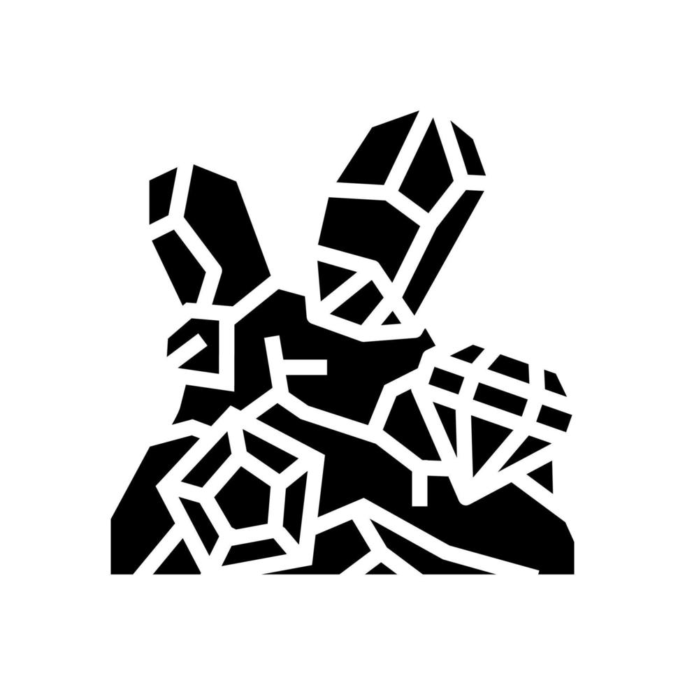 Strategiespiel Schatz Glyphe Symbol Vektor Illustration