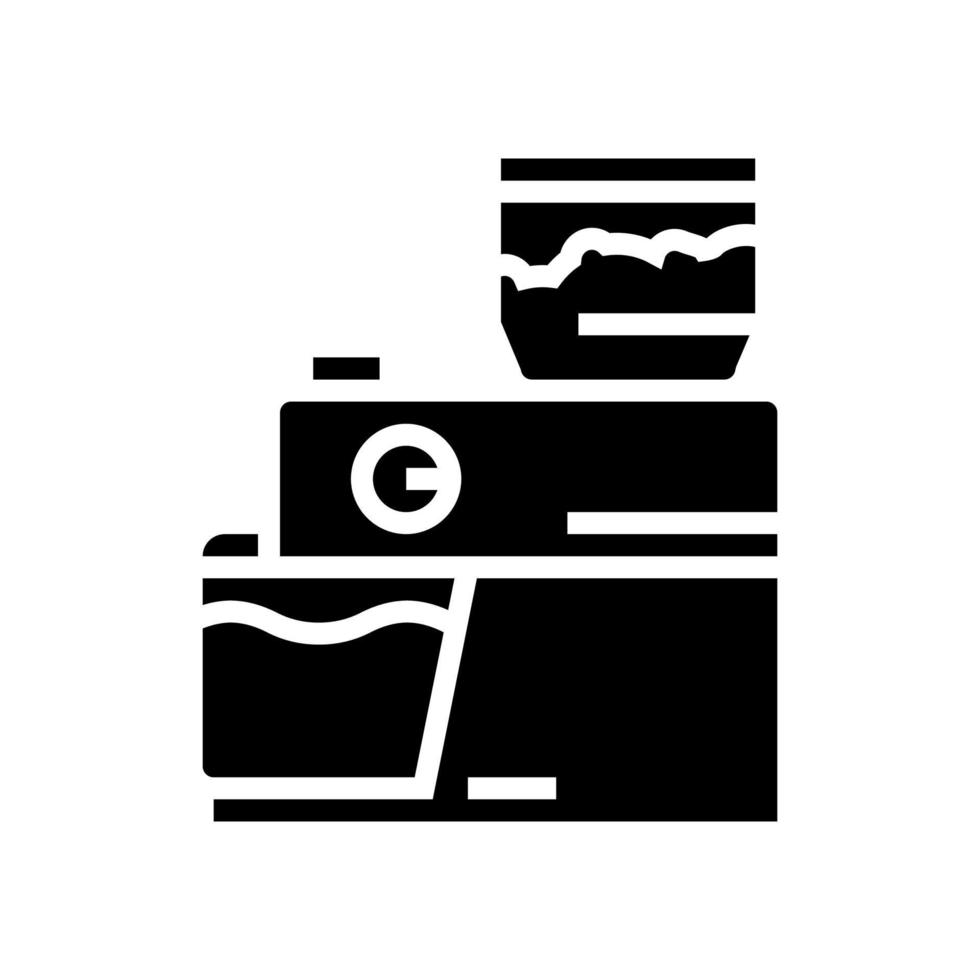 gerät zum brühen von kaffee glyph icon vector illustration