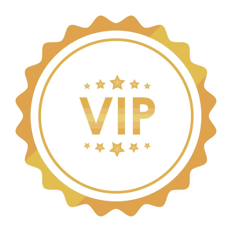 VIP-Rahmen goldene Spitze vektor