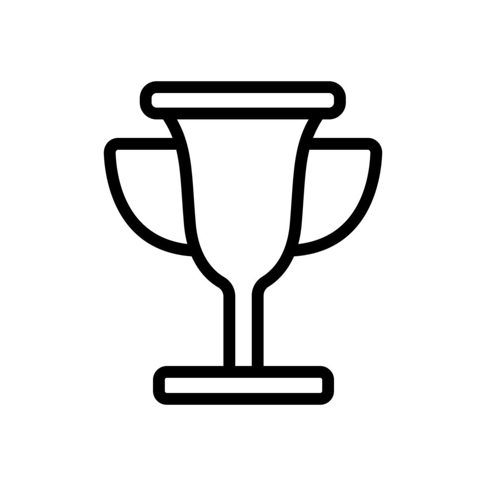 sport cup ikon vektor. isolerade kontur symbol illustration vektor