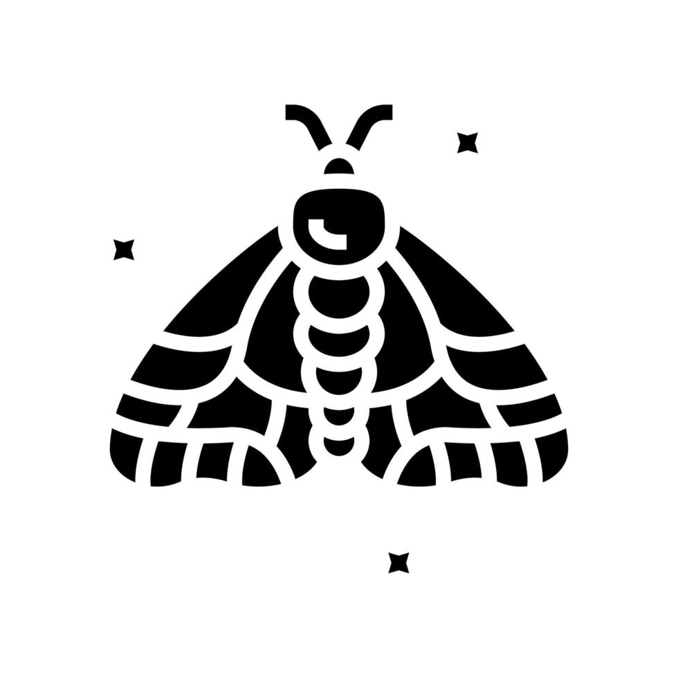 insekt boho glyf ikon vektorillustration vektor