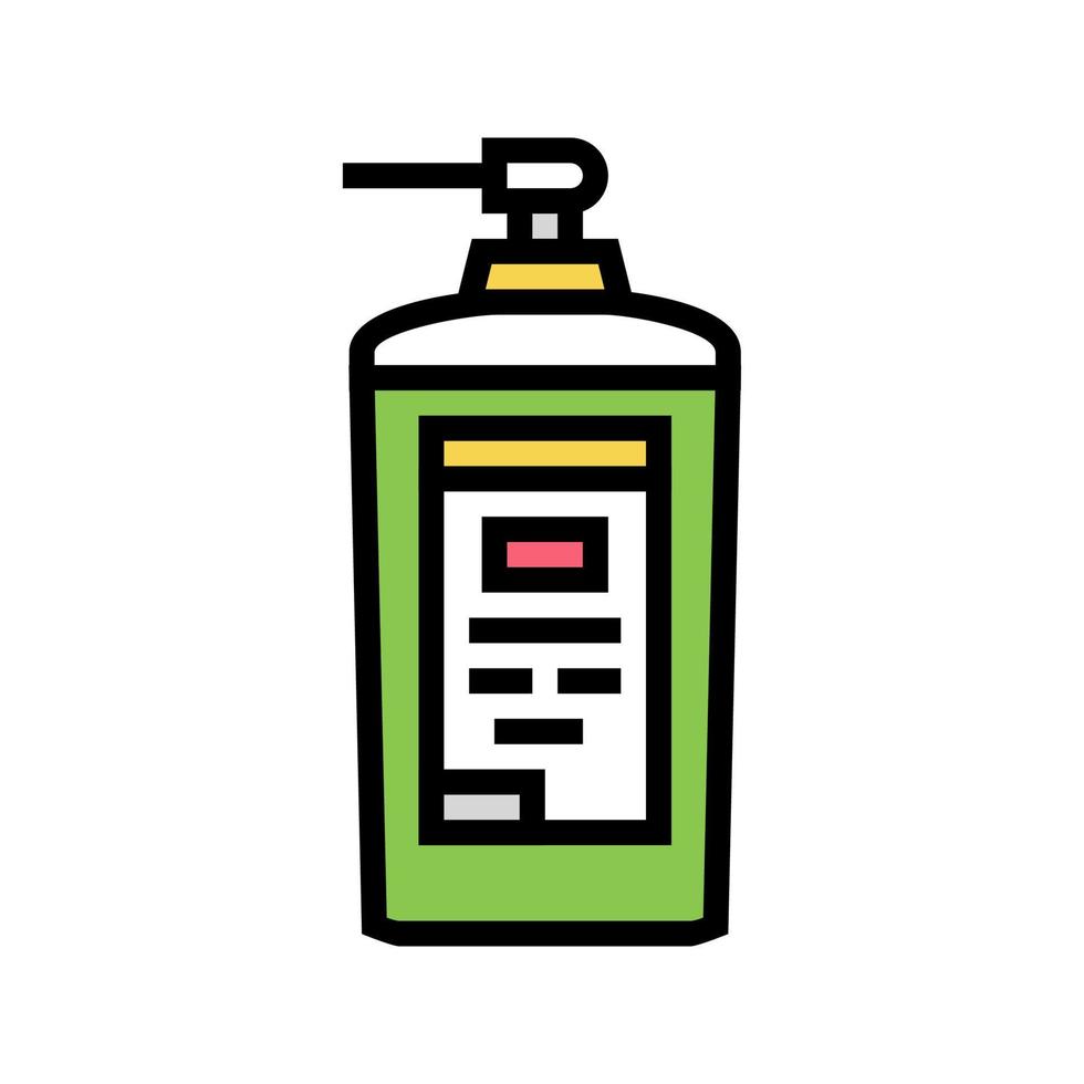 koncentrerat tvättmedel med dispenser färg ikon vektor illustration