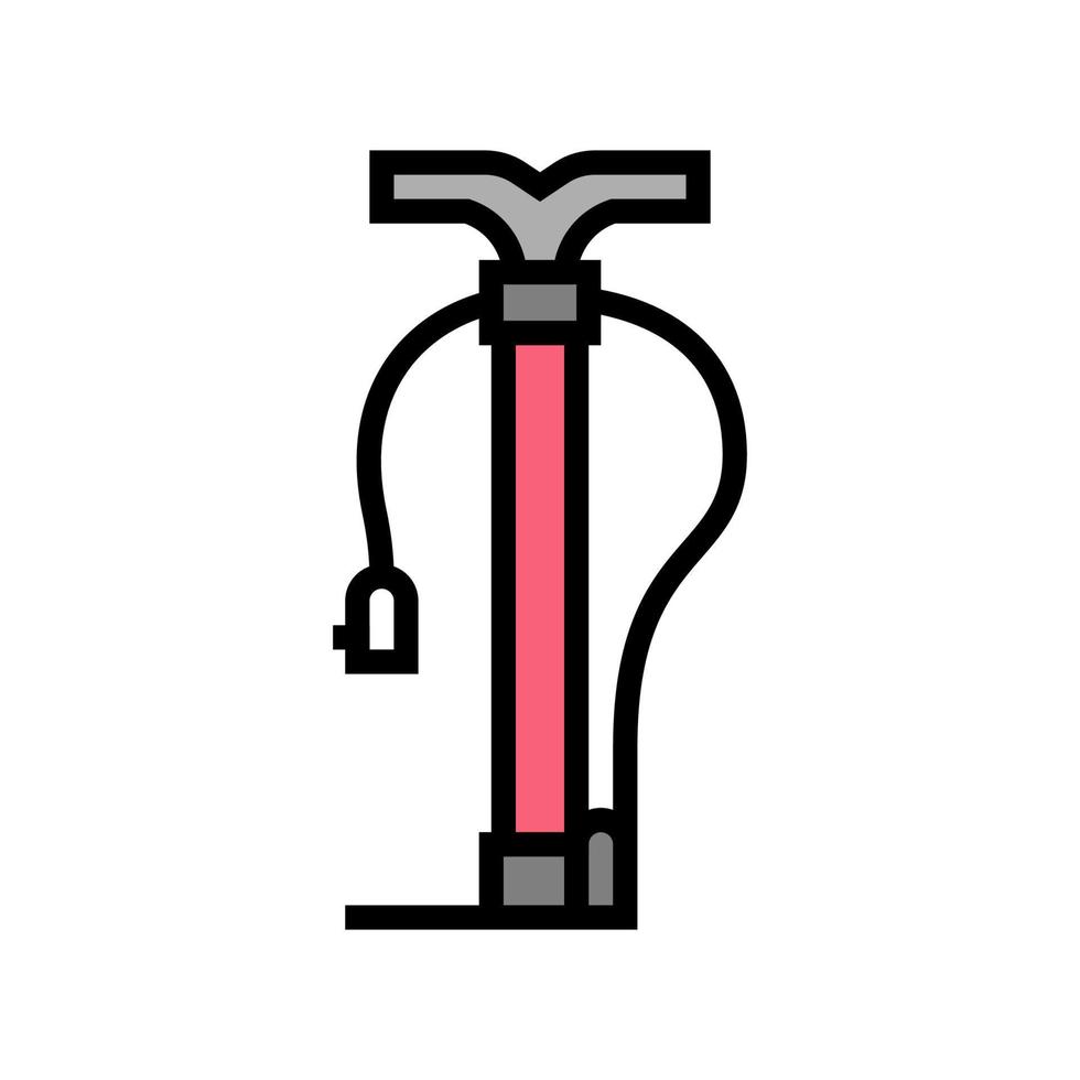 pump verktyg färg ikon vektor illustration