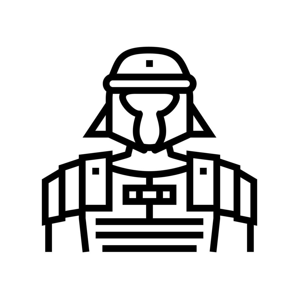 Legionär antikes Rom Krieger Symbol Leitung Vektor Illustration