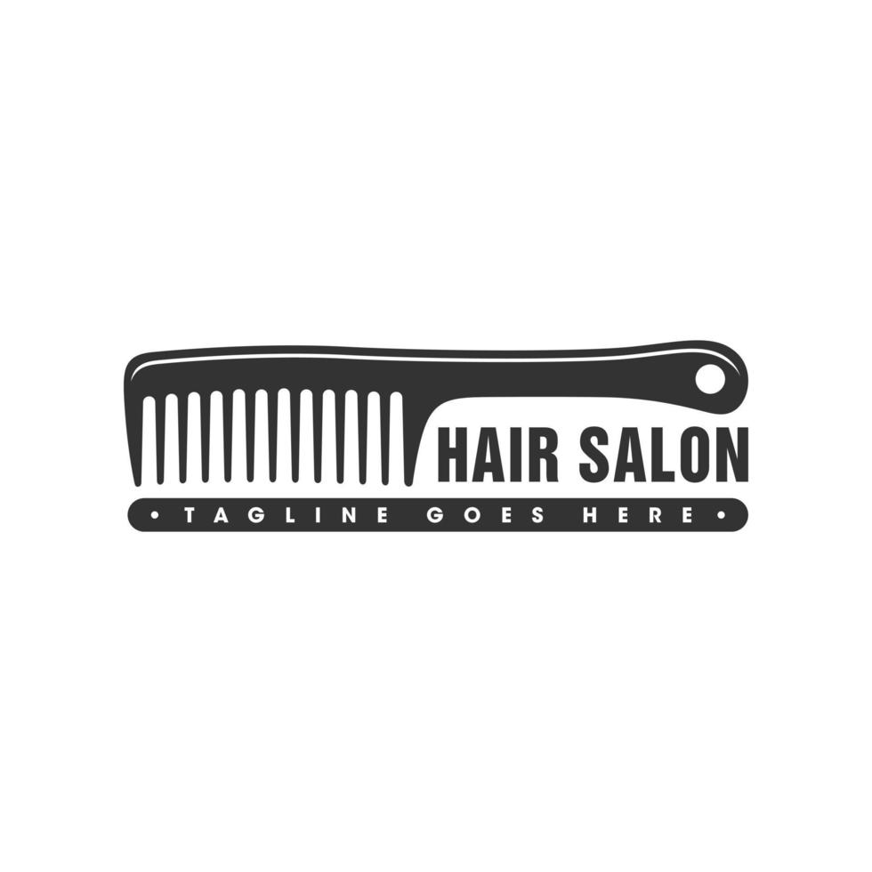 friseursalon illustration logo design vektor