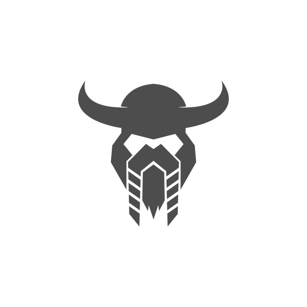 viking ikon logotyp design vektor