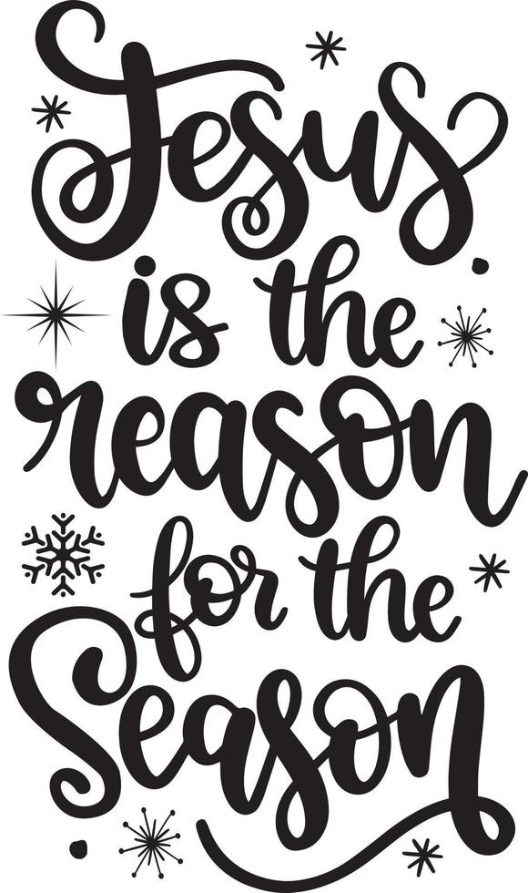 jesus är anledningen till säsong 1 jul vektorfil vektor