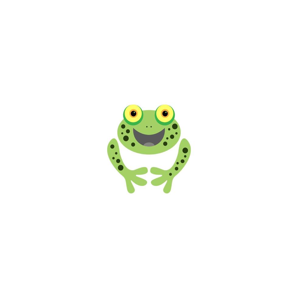 Frosch-Symbol-Vektor-Illustration vektor