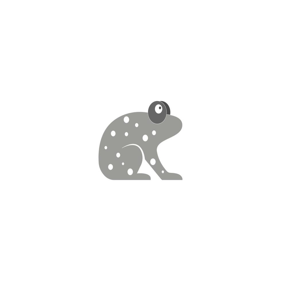 Frosch-Symbol-Vektor-Illustration vektor