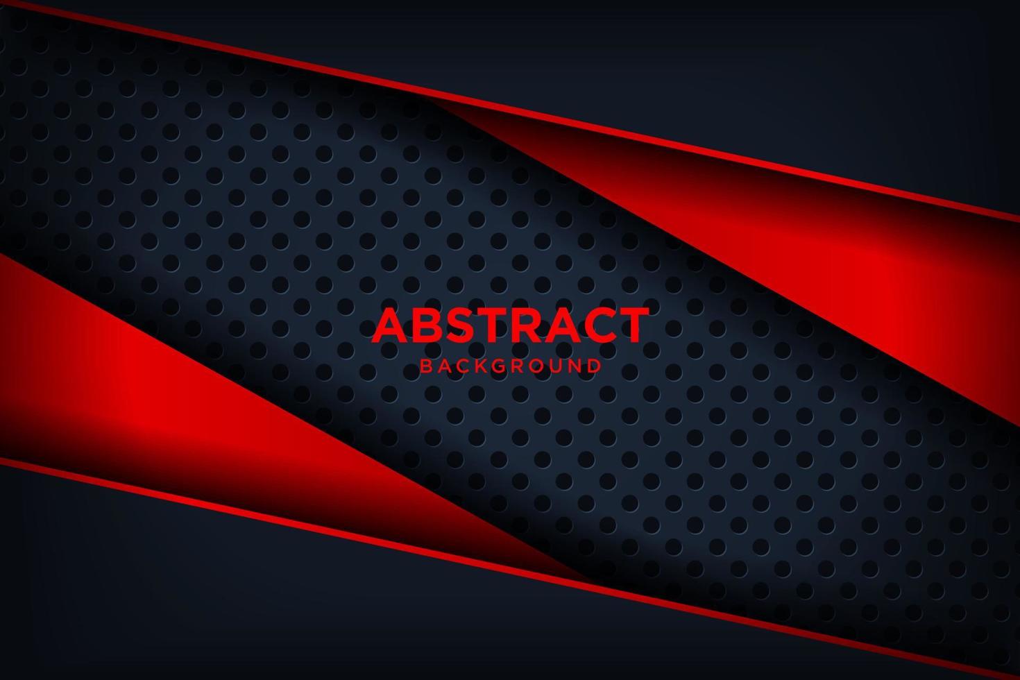 röd och svart abstrakt corporate banner design. vektor teknik bakgrund