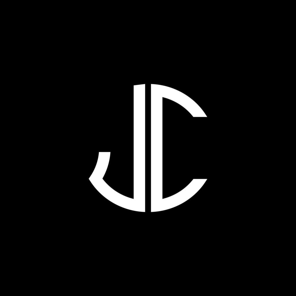 jc letter logo kreatives design mit vektorgrafik, abc einfaches und modernes logo-design. vektor