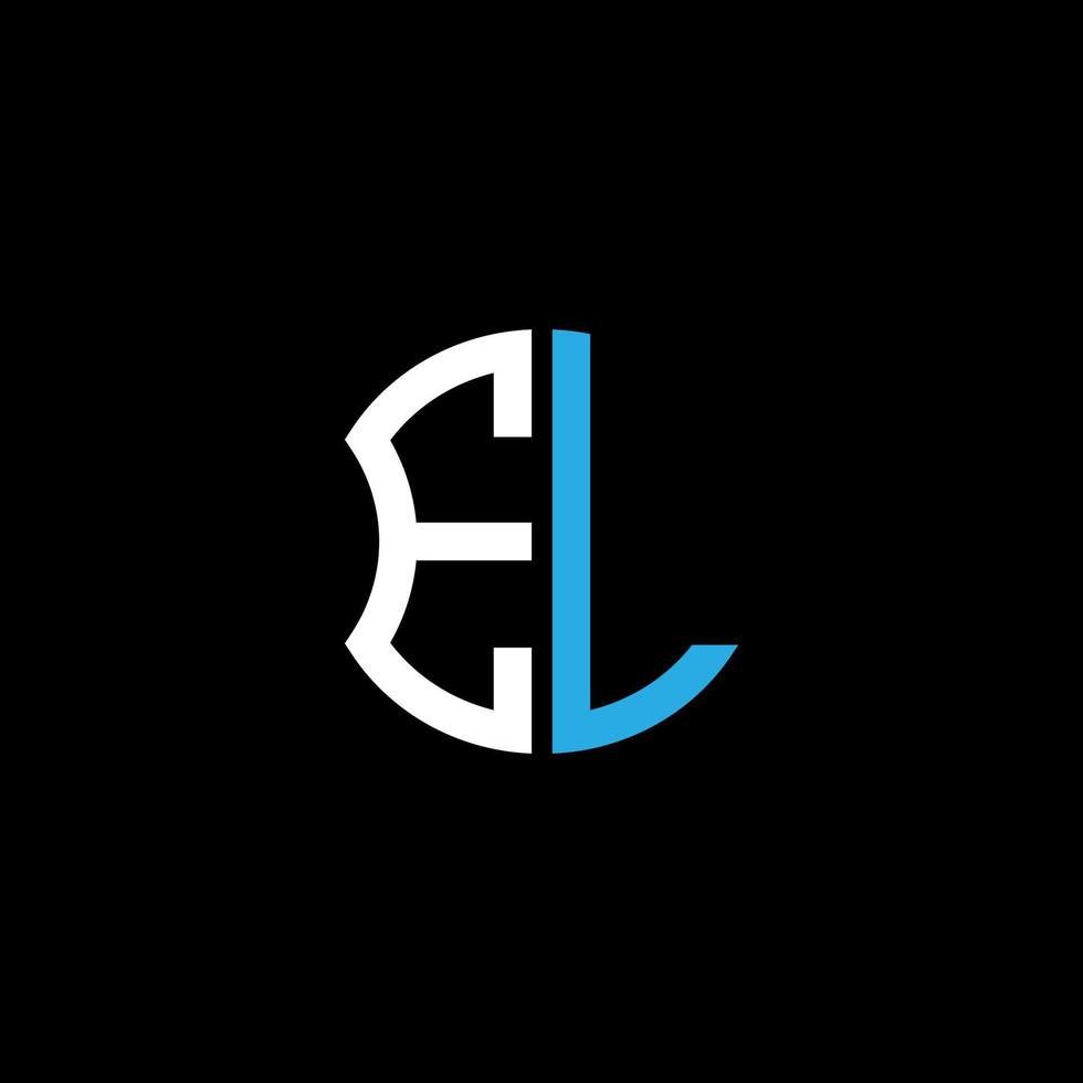 el letter logotyp kreativ design med vektorgrafik, abc enkel och modern logotypdesign. vektor