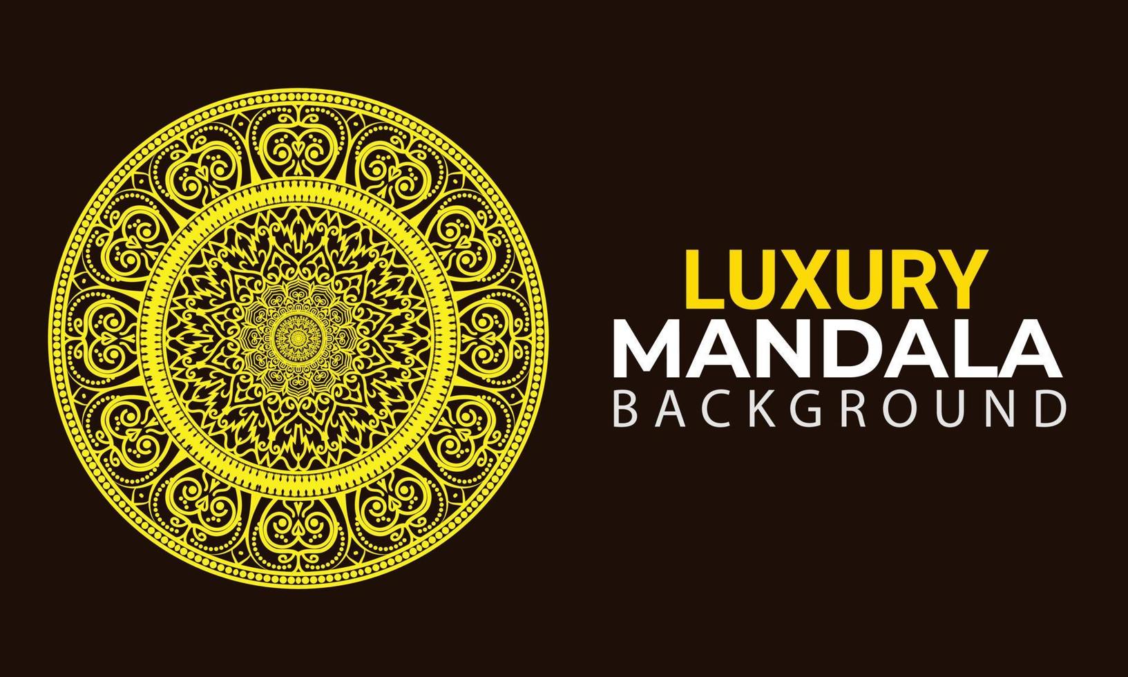 arabischer islamischer oststil. Luxus-Mandala mit kreisförmigem Muster. dekoratives mandala im ramadan-stil. vektor