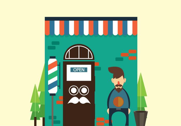 Kostenlose Barbershop HairStyle Vektor