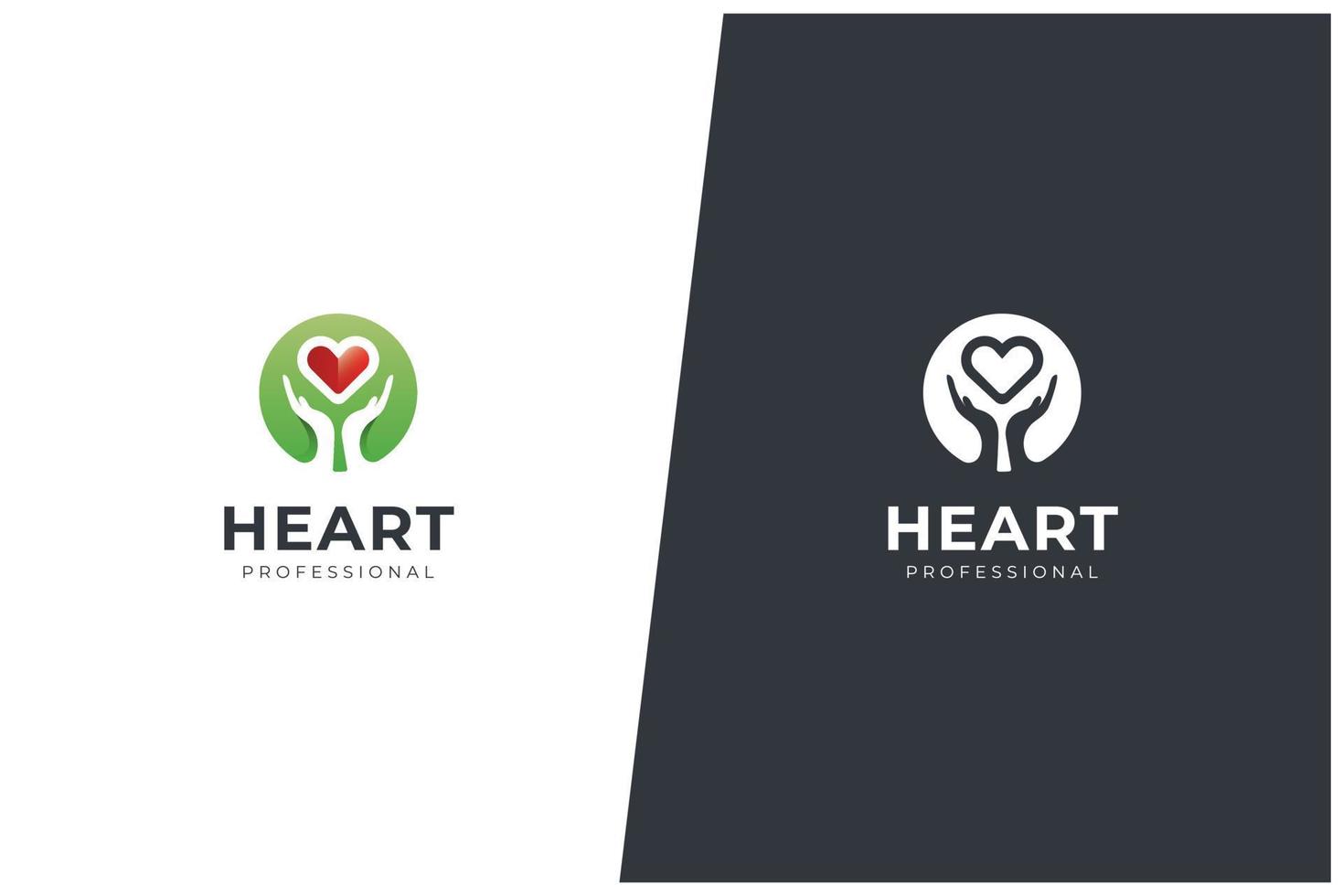 Gesundheit und Wellness-Vektor-Logo-Konzept-Design vektor