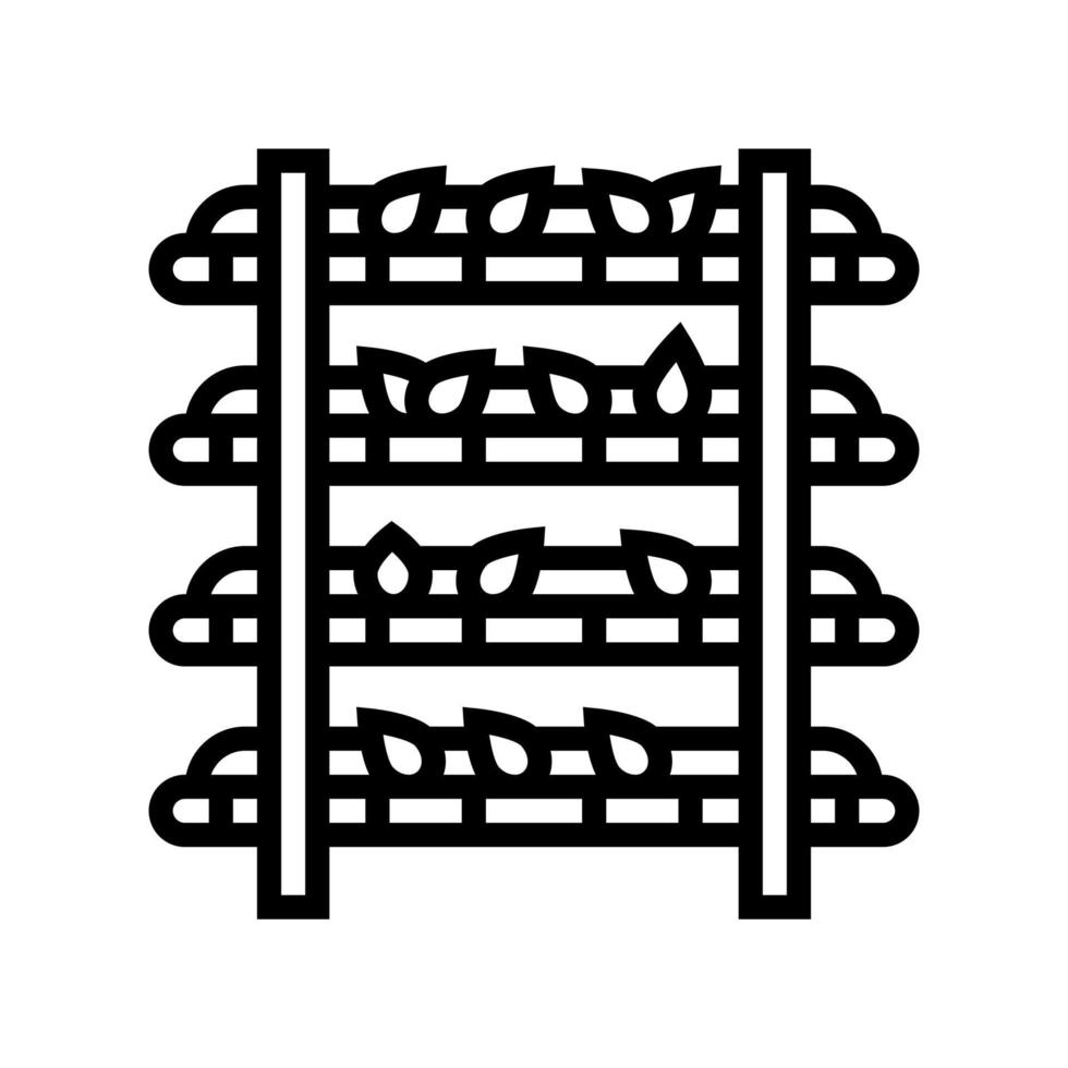 Oxidation Tee Linie Symbol Vektor Illustration