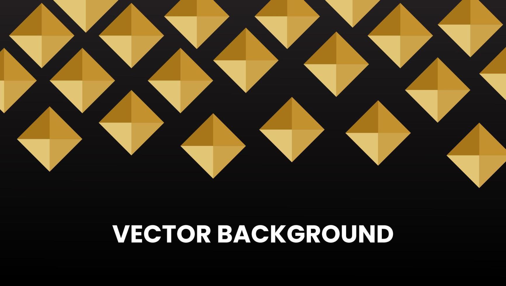 luxus schwarz und gold einfache hintergrundvektorillustration mit text vektor