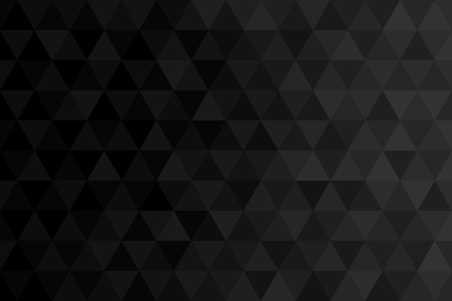 svart gradient triangulär form bakgrund vektor