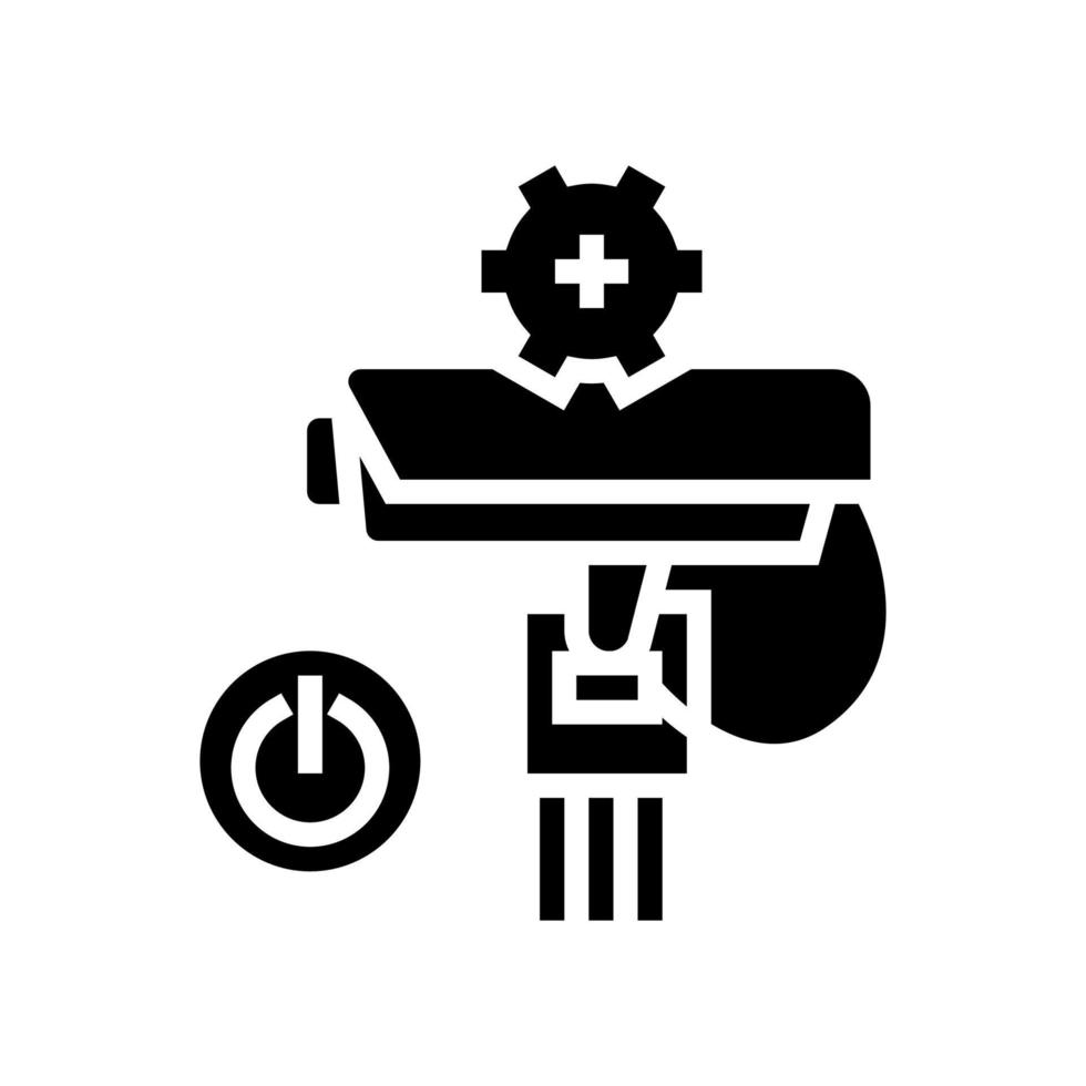 Abbildung des Glyphen-Symbols für elektrische Verbindungen vektor