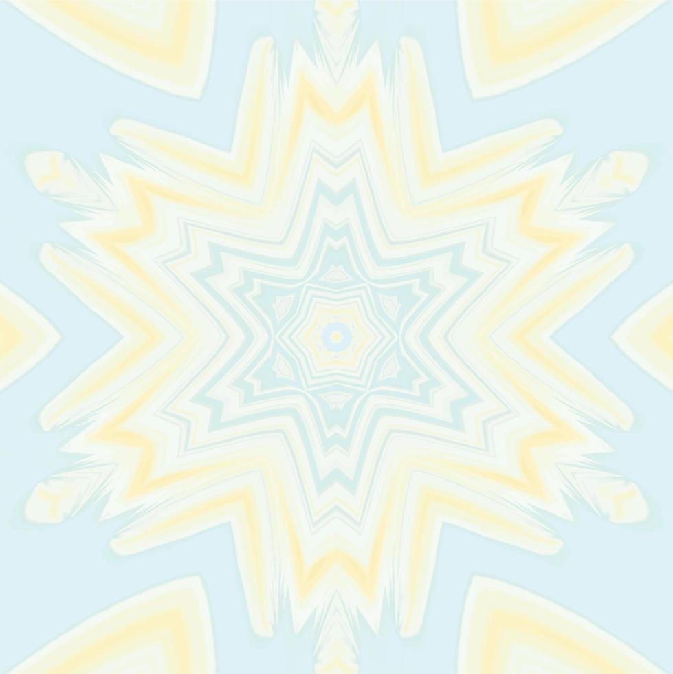 Kaleidoskop-Blumen-Mandala. Vektor-Illustration. Vektor buntes Mosaik