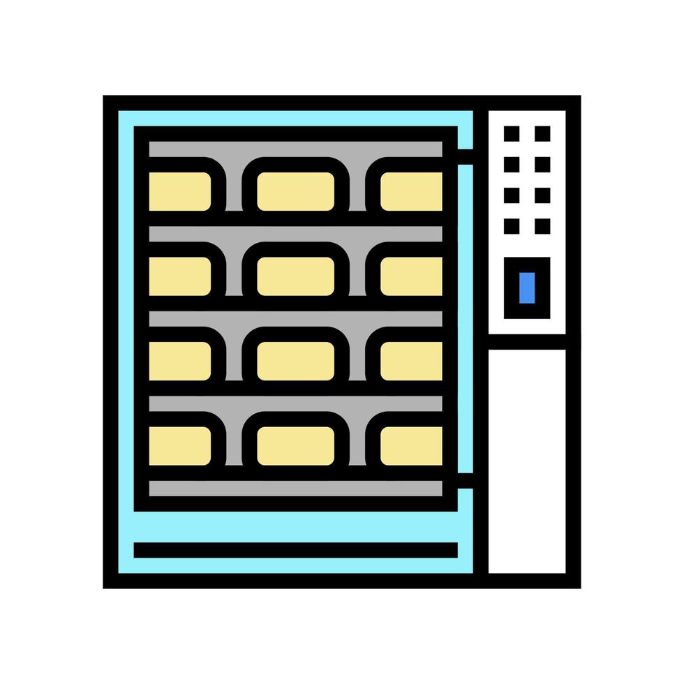 matlagning ost stek utrustning färg ikon vektor illustration