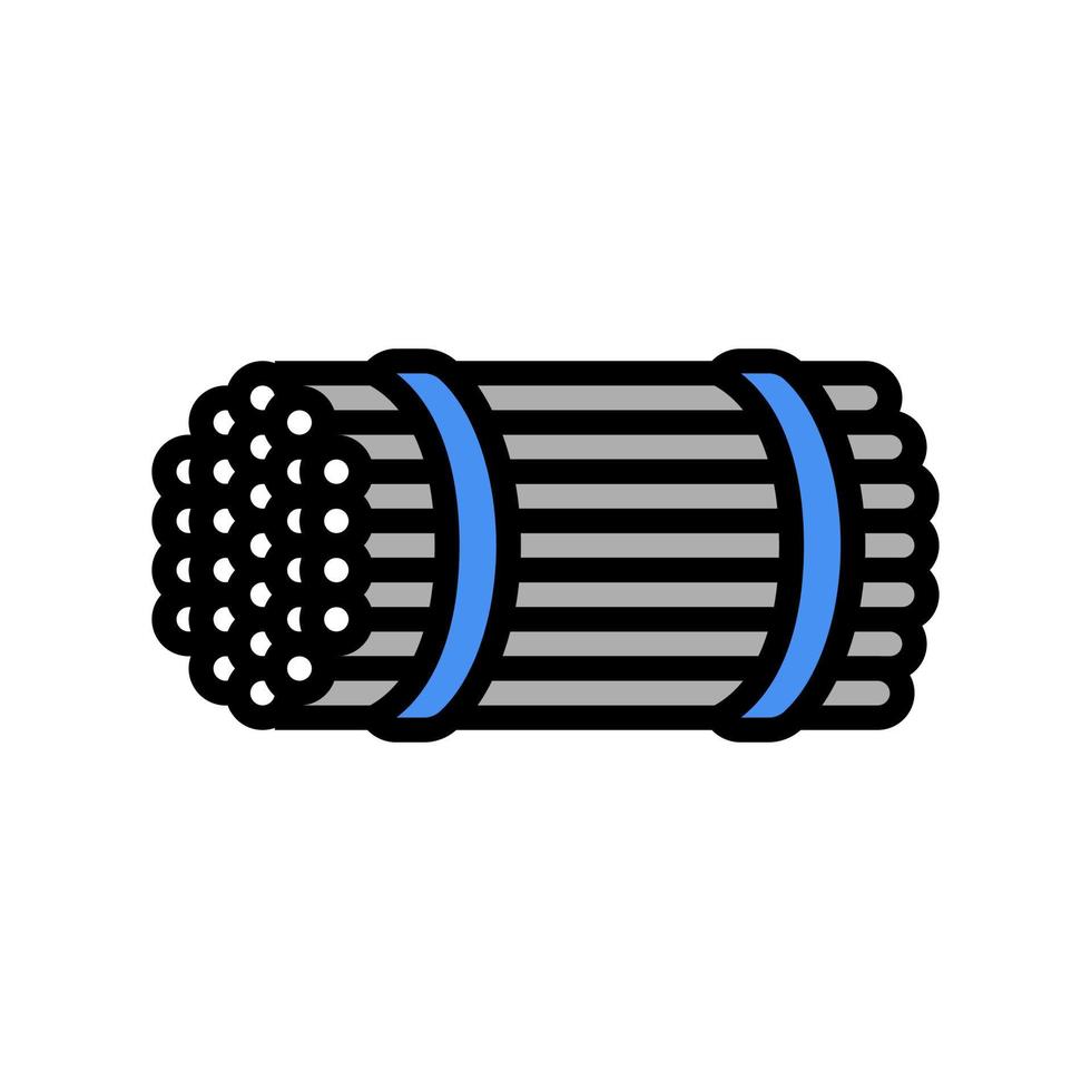 verpackung rebar farbe symbol vektor illustration