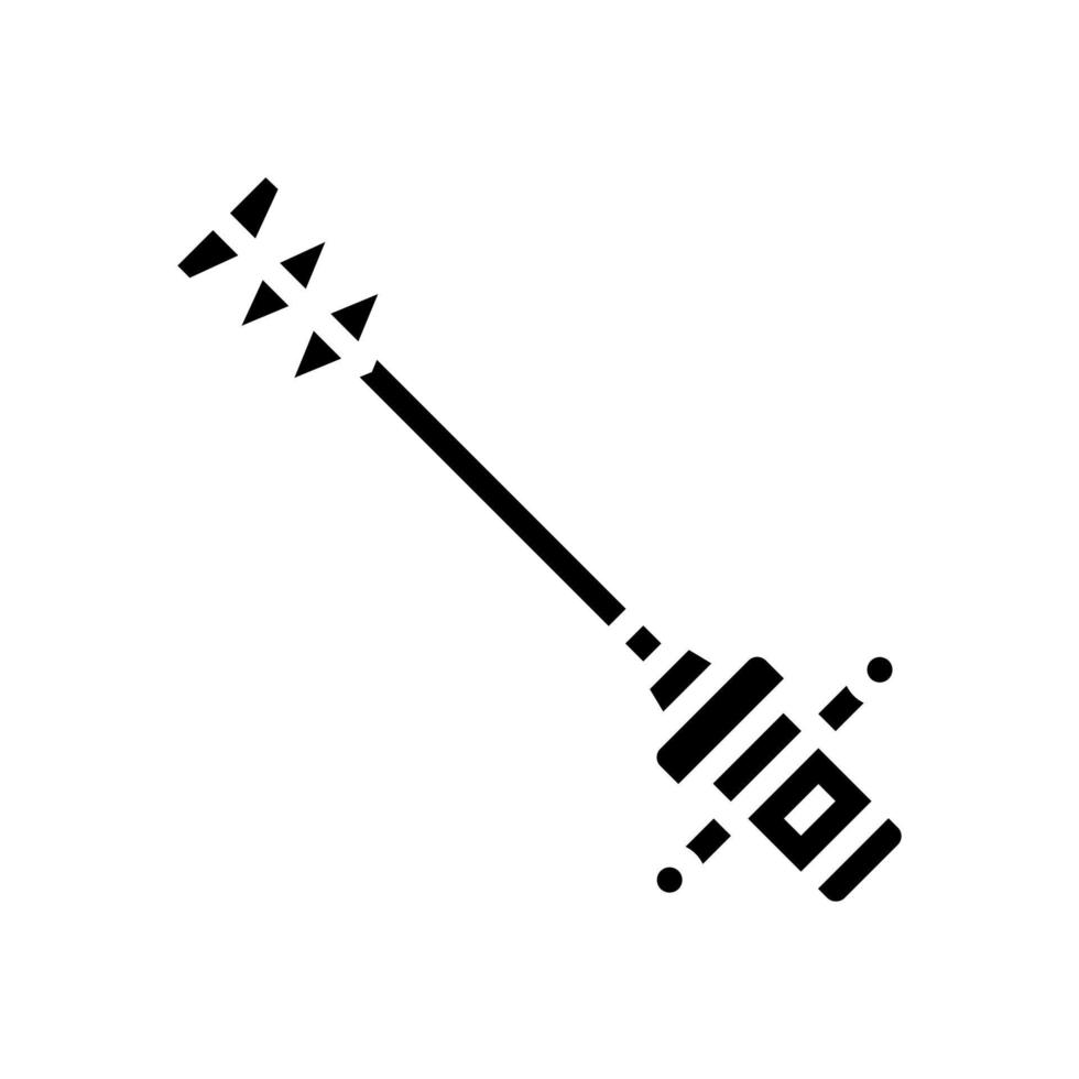 Mixer-Ausrüstung Glyphen-Symbol-Vektor-Illustration vektor