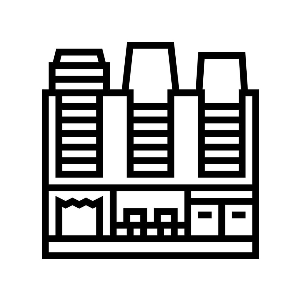 Professionelle Selbstbedienungsmaschine für die Zubereitung von Kaffeeliniensymbol-Vektorillustration vektor