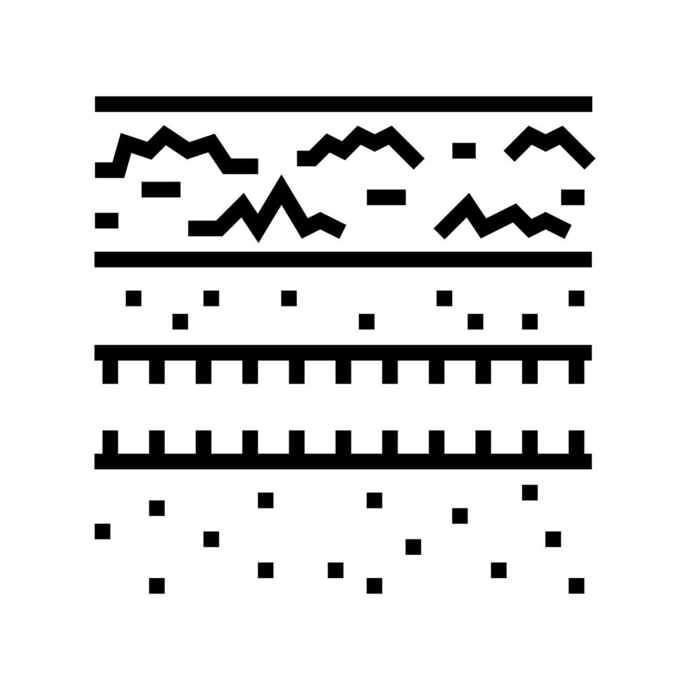 unterirdisches Entwässerungssystem Symbol Leitung Vektor Illustration