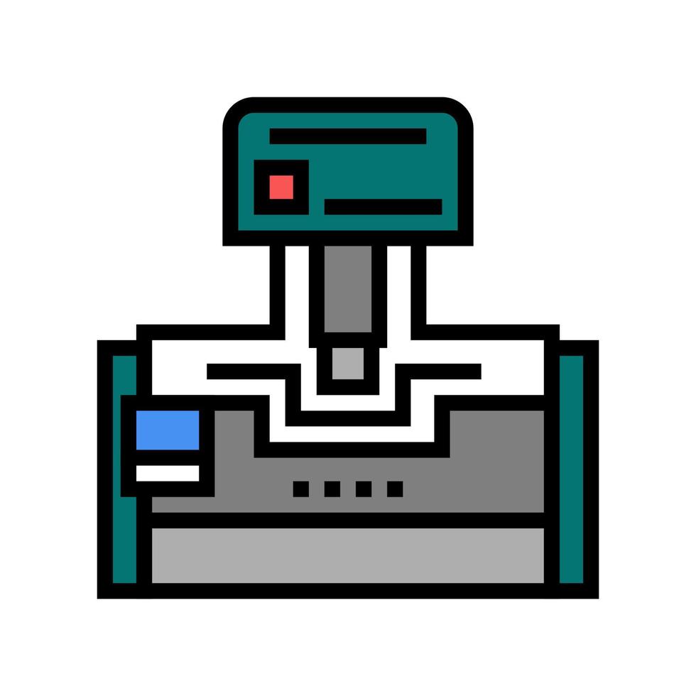 Farbsymbol-Vektorillustration für Formgeräte vektor