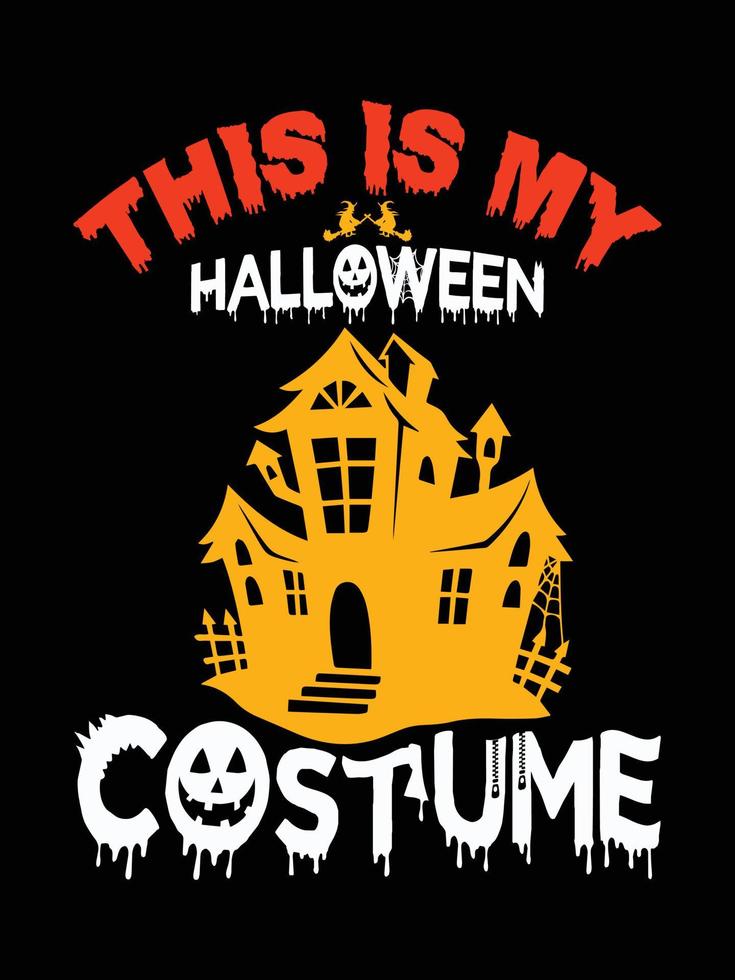 Halloween-Horror-Vintage-T-Shirt-Design, beängstigende Druckvorlagen-Vektorgrafiken, hochwertiges Typografie-Illustrations-Shirt-Design vektor