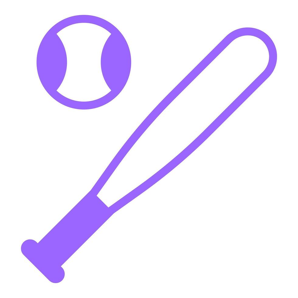 Baseball, Spielsymbol, Vektordesign Symbol für den Unabhängigkeitstag der USA. vektor